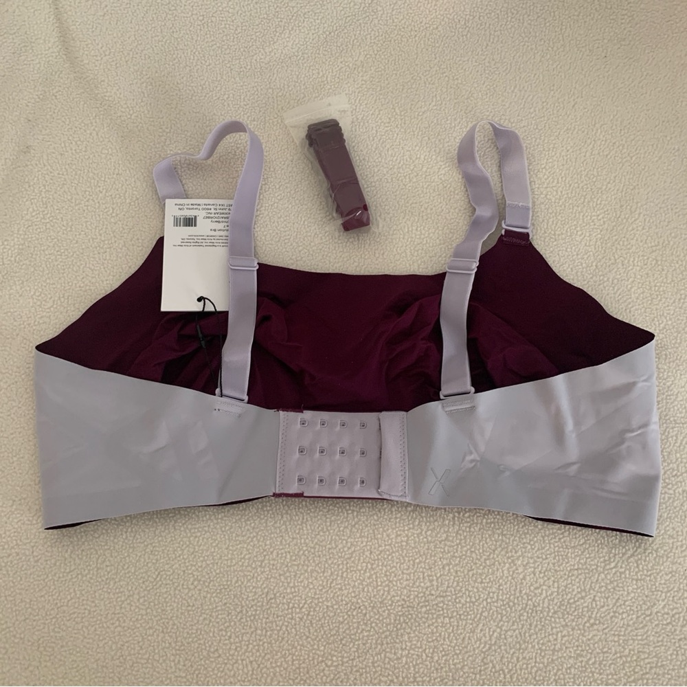Women’s 7 KNIX Evolution Orchid Berry Reversible Bonded Convertible Bra NWT - Picture 4 of 9
